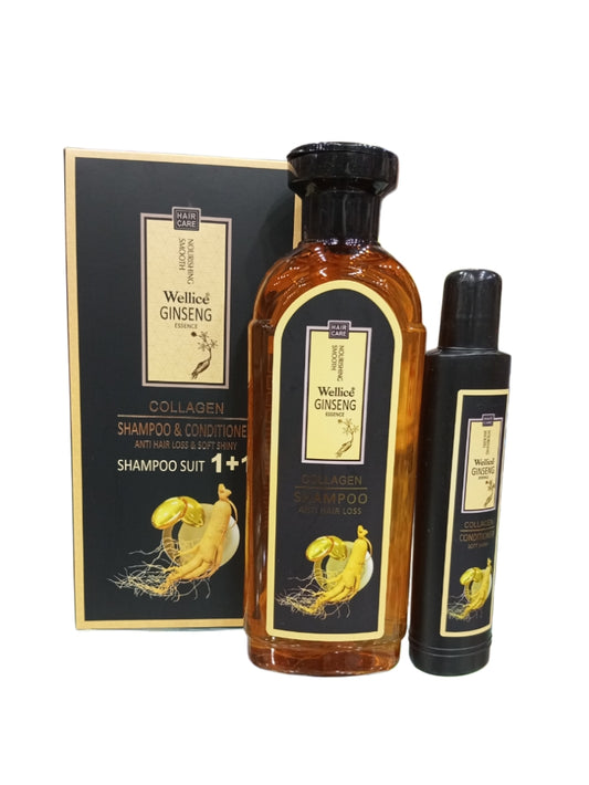 Ginseng Essence Collagen Shampoo & Conditioner Set