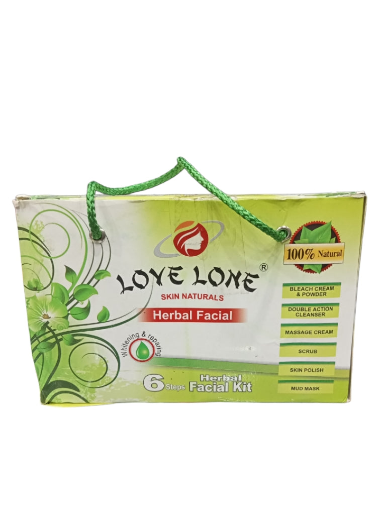 Love Lone Skin Naturals 6-Step Herbal Facial Kit