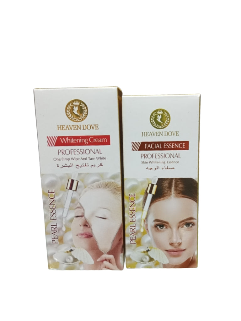 Heaven Dove Pearl Essence Whitening Cream - Professional Skin Brightening Facial Essence